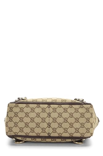 Gucci, sac fourre-tout Abbey en toile GG d'occasion, petit modèle, marron