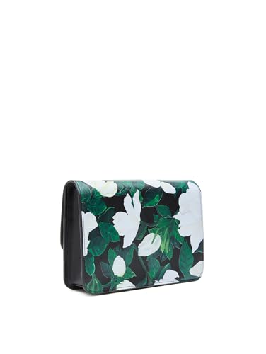 Oscar de la Renta, Gardenia Imprimé O Pochette, Noir Multi