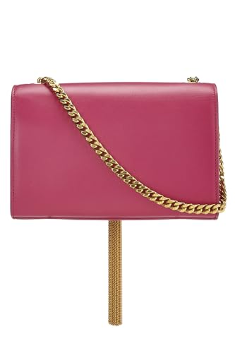 Yves Saint Laurent, Kate Tassel Small en cuir de veau grainé rose d'occasion, rose