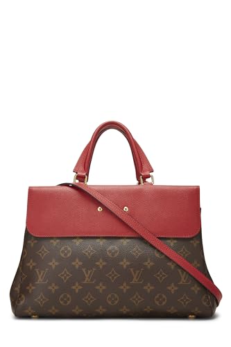 Louis Vuitton, Venus de lona con monograma rojo Pre-Loved, Rojo