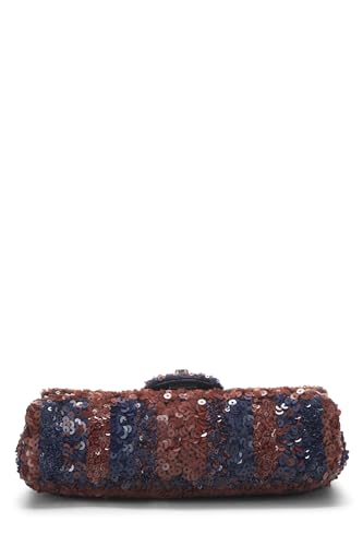 Chanel, Pre-Loved Multicolor Sequin Half Flap Mini, Multi