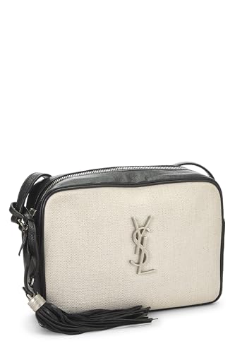 Yves Saint Laurent, sac pour appareil photo Lou en toile enduite multicolore d'occasion, multicolore