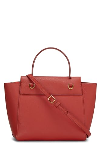 Céline, Sac ceinture en cuir de veau grainé orange Micro, d'occasion, Orange