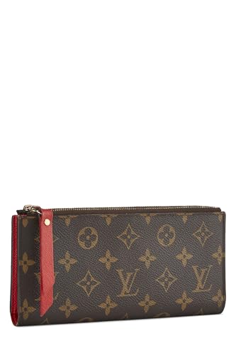 Louis Vuitton, Adele de lona con monograma rojo Pre-Loved, Rojo