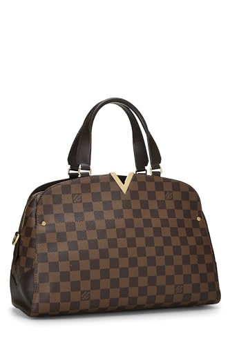 Louis Vuitton, sac bowling Kensington Damier Ebene d'occasion, marron