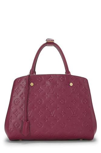 Louis Vuitton, Monograma morado Pre-Loved Empreinte Montaigne MM, Púrpura