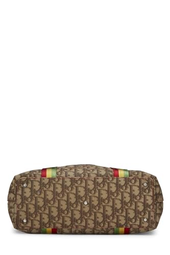 Dior, sac cabas Rasta Trotter marron d'occasion, marron