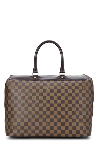 Louis Vuitton, Pre-Loved Damier Ebene Greenwich PM, Brown