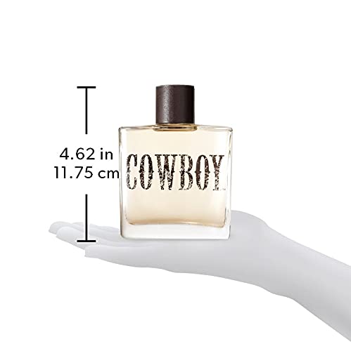 Tru Western Cowboy Men's Cologne, 3.4 fl oz (100 ml) - Woodsy, Warm, Rugged