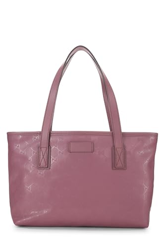 Gucci, sac fourre-tout rose GG Imprime Supreme d'occasion, rose