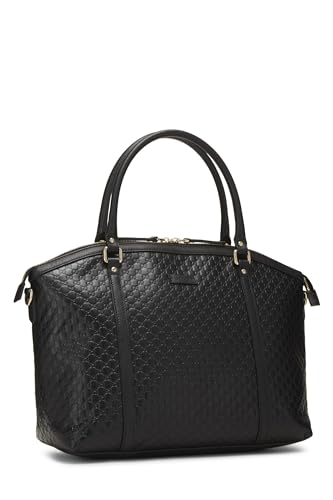 Gucci, sac à main Nice Dome Microguccissima noir d'occasion, grand modèle, noir