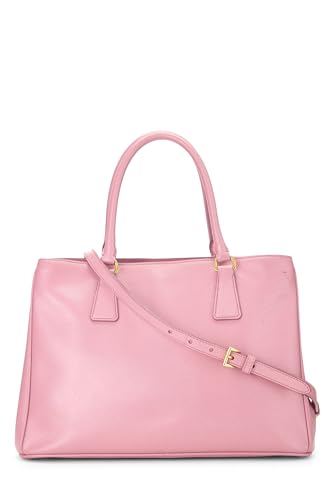 Prada, sac fourre-tout Executive Saffiano rose d'occasion de taille moyenne, rose