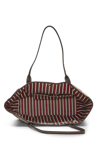 Gucci, sac fourre-tout Britt en toile GG marron d'occasion, marron