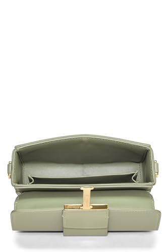 Dior, sac Box 30 Montaigne en cuir de veau vert d'occasion, vert