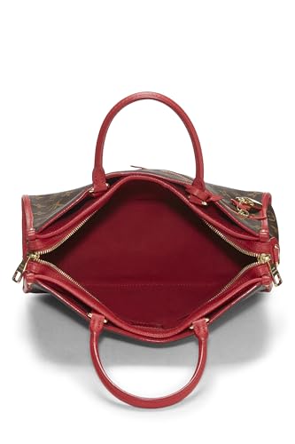 Louis Vuitton, Pre-Loved Red Monogram Canvas Popincourt PM NM, Red