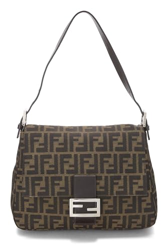 Fendi, Mama en toile Zucca marron pré-aimée, Marron