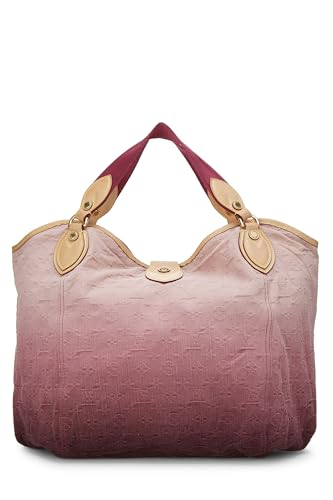 Louis Vuitton, Pre-Loved Pink Ombré Monogram Denim Sunbeam, Pink