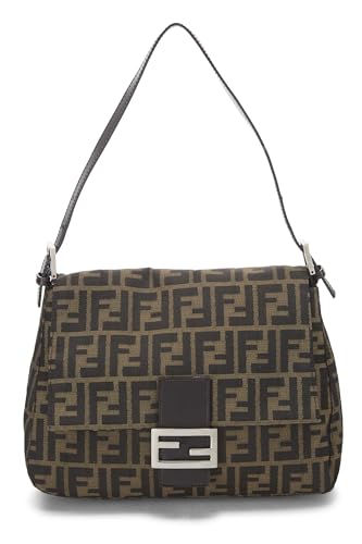 Fendi, Pre-Loved Brown Zucca Canvas Mama, Brown