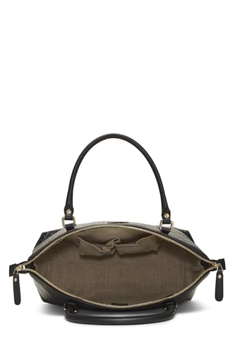 Gucci, sac à main Nice Dome Microguccissima noir d'occasion, grand modèle, noir