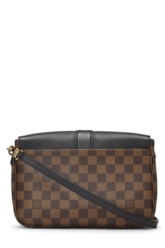 Louis Vuitton, sac bandoulière Clapton noir Damier Ebene d'occasion, noir