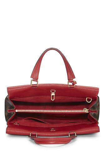 Louis Vuitton, Venus de lona con monograma rojo Pre-Loved, Rojo