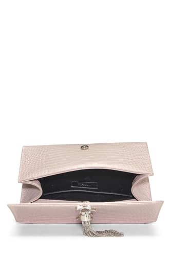 Yves Saint Laurent, Kate Tassel Medium rose gaufré d'occasion, rose