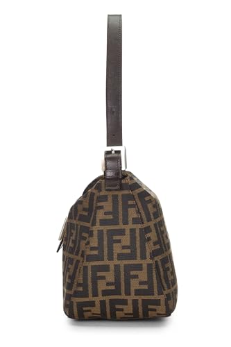 Fendi, Pre-Loved Brown Zucca Canvas Shoulder Bag, Brown