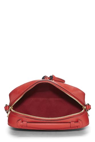 Louis Vuitton, Pre-Loved Red Monogram Canvas Saintonge, Red