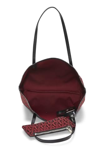 Fendi, Mini sac fourre-tout en courgettes rouges d'occasion, rouge