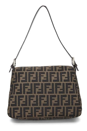 Fendi, Pre-Loved Brown Zucca Canvas Mama, Marrón