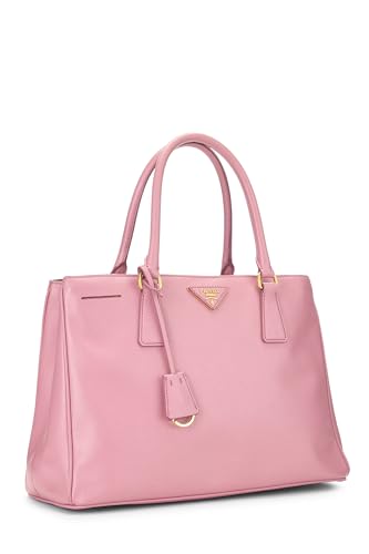 Prada, sac fourre-tout Executive Saffiano rose d'occasion de taille moyenne, rose