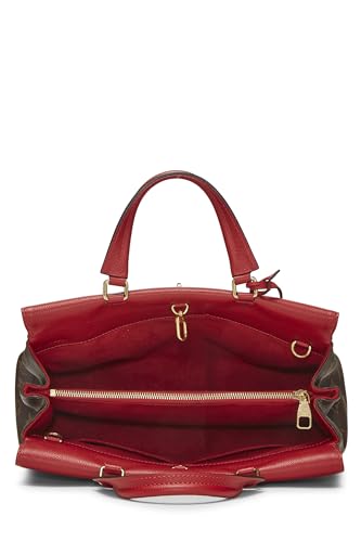 Louis Vuitton, Venus de lona con monograma rojo Pre-Loved, Rojo