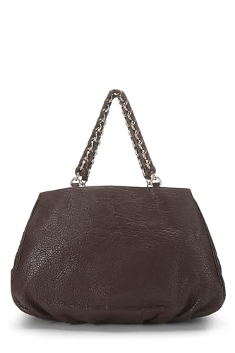 Fendi, Pre-Loved Brown Leather Mia Hobo Large, Brown