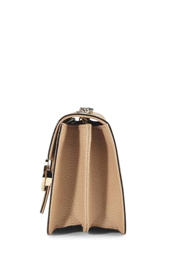 Gucci, petit sac à bandoulière entrelacé en cuir beige d'occasion, beige