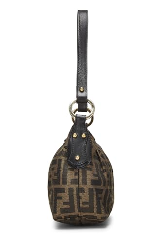 Fendi, Pre-Loved Brown Zucca Canvas Shoulder Bag Mini, Brown