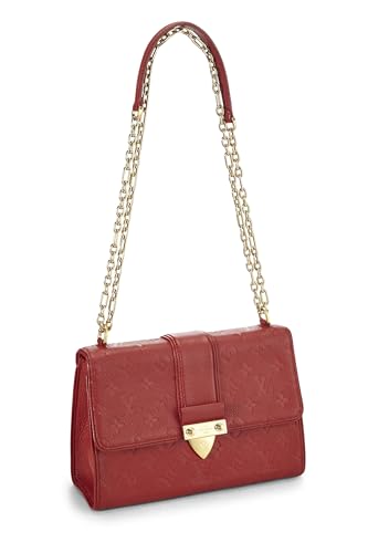 Louis Vuitton, Monogramme cerise pré-aimé Empreinte Saint Sulpice PM, Rouge