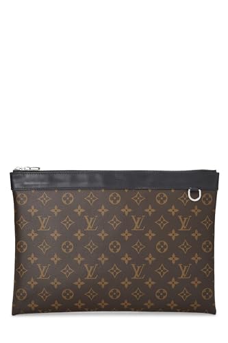 Louis Vuitton, Pochette Discovery en Macassar Monogram Noir d'occasion, Noir