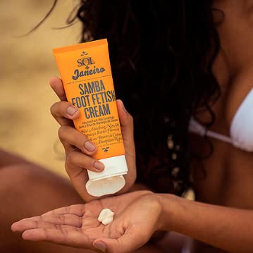 SOL DE JANEIRO Samba Crema para pies suave