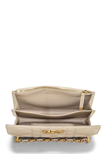 Dior, Bolso pequeño Miss Caro de piel de cordero Cannage beige Pre-Loved, Beige