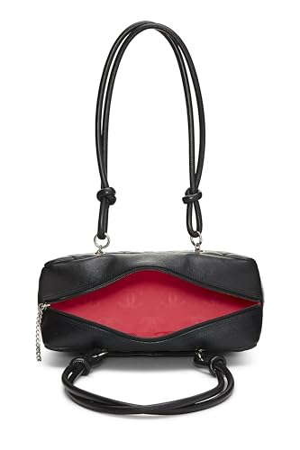 Chanel, Bowler Cambon Ligne en cuir de veau noir d'occasion, noir