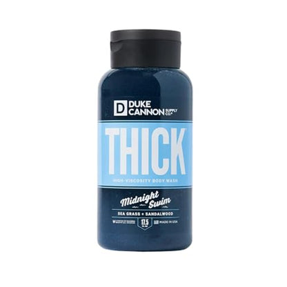 Duke Cannon Supply Co. THICK High-Viscosity Body Wash for Men THICK IN A BOX Variety 4 Pack - Premium Ingredients, Plant-Based Thickeners, Superior Lather, Natural Exfoliate, 17.5 Fl Oz (4 Pack)