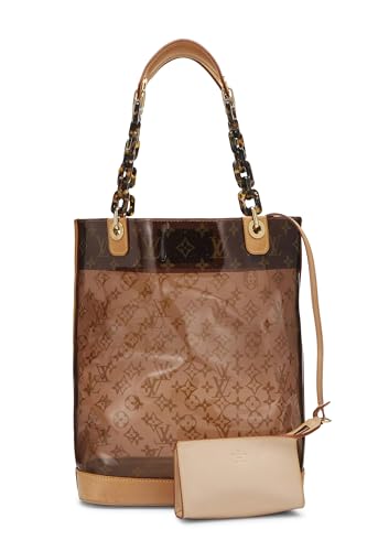 Louis Vuitton, Pre-Loved Monogram Ambre Vinyl Cabas MM, Brown