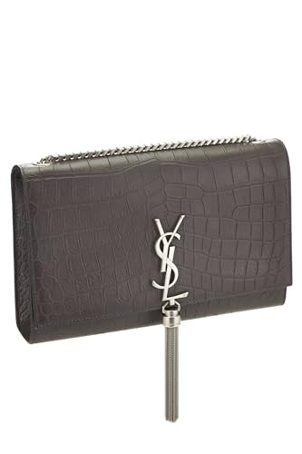 Yves Saint Laurent, Kate Tassel Medium en relief marron d'occasion, marron