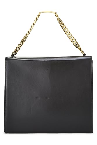 Chanel, Pre-Loved Black Lambskin 'CC' Flap Handbag, Black