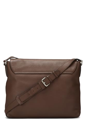 Gucci, Pre-Loved Brown Leather Soho Flap Messenger Bag, Brown