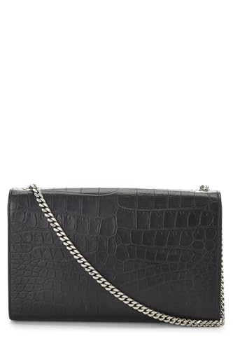 Yves Saint Laurent, Kate Tassel Medium, noir gaufré, d'occasion