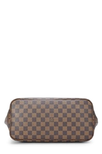 Louis Vuitton, Damier Ebene Neverfull MM preamado, Marrón