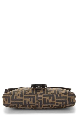 Fendi, Pre-Loved Brown Zucca Canvas Baguette, Brown