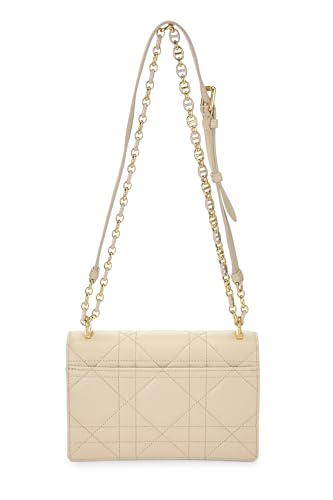 Dior, Bolso pequeño Miss Caro de piel de cordero Cannage beige Pre-Loved, Beige