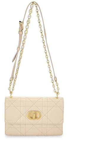 Dior, Pre-Loved Beige Cannage Lambskin Miss Caro Bag Mini, Beige